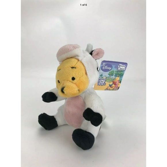Disney Winnie The Pooh Plush in Cow costume